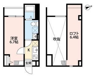 瓢箪山駅 徒歩10分 2階の物件間取画像